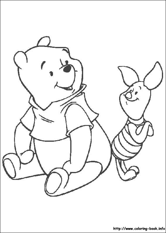 Winnie the Pooh coloring picture